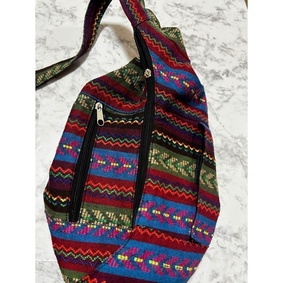 Itz Magic Studios Shoulder Bag Boho O/S Indie Peasant Artsy Indie Festival Cloth - Picture 5 of 14